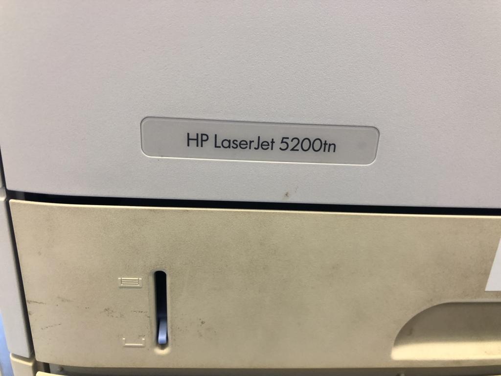 HP LASERJET PRINTER AND PRINTER TABLE