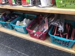 LOT CONSISTING OF WOODEN DISPLAY WITH NAIL CLIPPERS, TOE CLIPPERS, NAIL FILES, SHARPENERS,