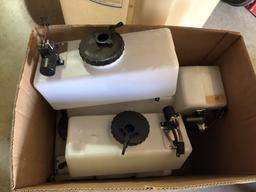 LOT CONSISTING OF (8) OIL RESERVOIRS WITH PUMP AND