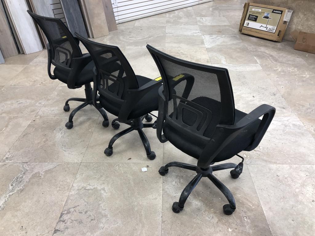 ROLLING CHAIRS WITH MESH BACK