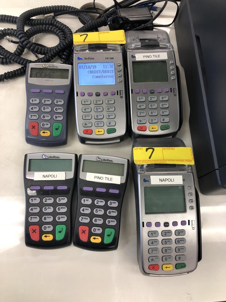 LOT CONSISTING OF VERIFONE CREDIT CARD PROCESSORS