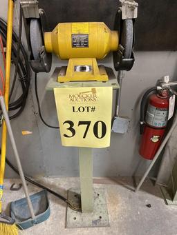 CENTRAL MACHINERY 8" BENCH GRINDER WITH PEDESTAL