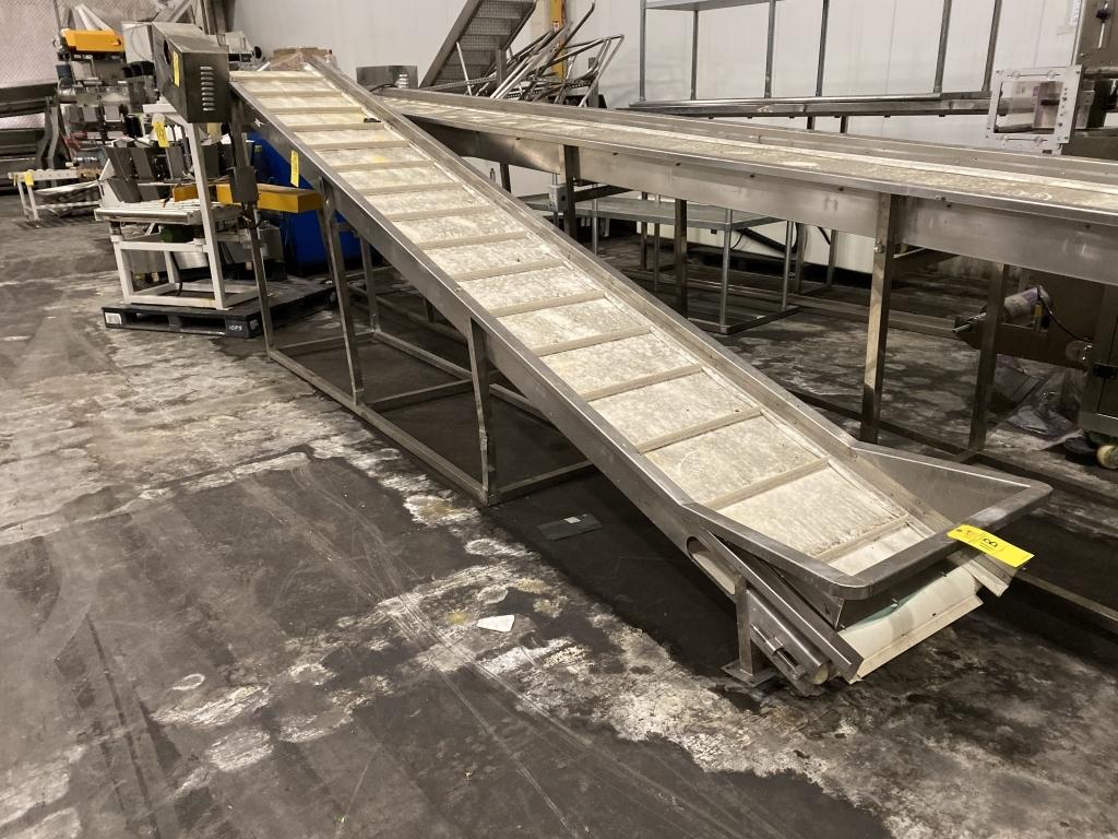 MOTORIZED INCLINE CONVEYOR