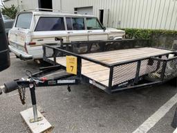 2017 TRIPLE CROWN 16FT. DUAL AXLE UTILITY TRAILER