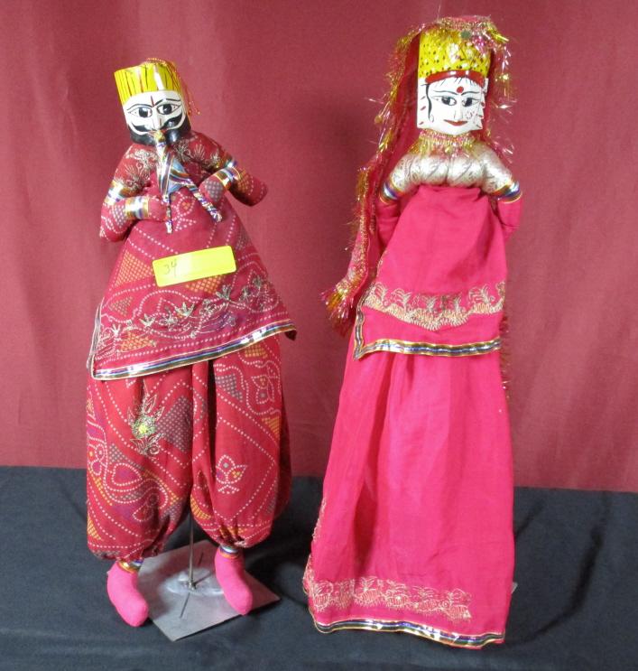 LOT CONSISTING OF (2) RELIGIOUS CEREMONIAL DOLLS