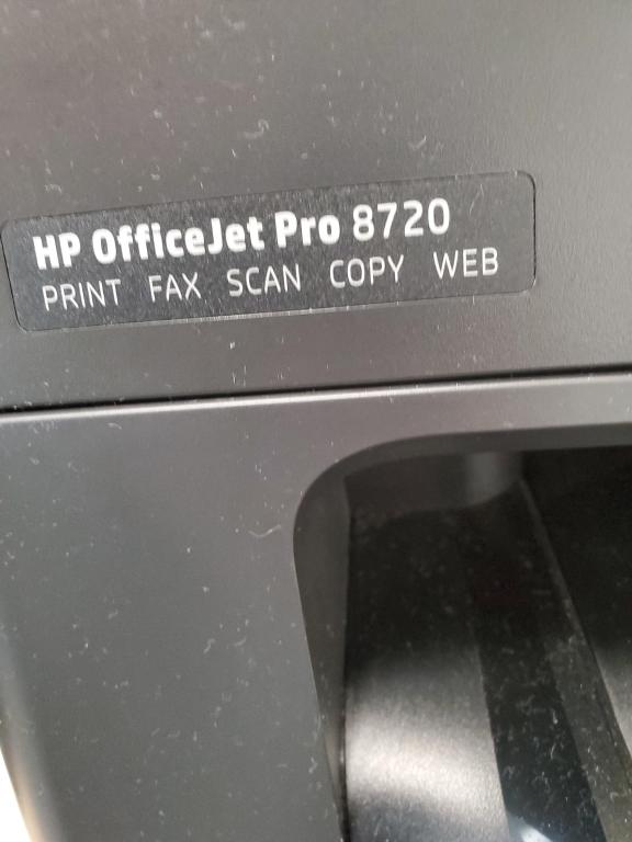 HP OFFICE JET PRO PRINTER MODEL 8720