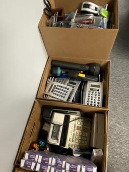 SUBSTANTIALLY LARGE LOT ASSORTED OFFICE SUPPLIES: