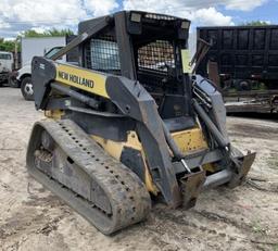 NEW HOLLAND C190 SKID STEER WITH BOOM ATTACHMENT