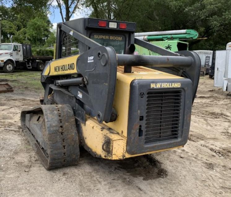 NEW HOLLAND C190 SKID STEER WITH BOOM ATTACHMENT