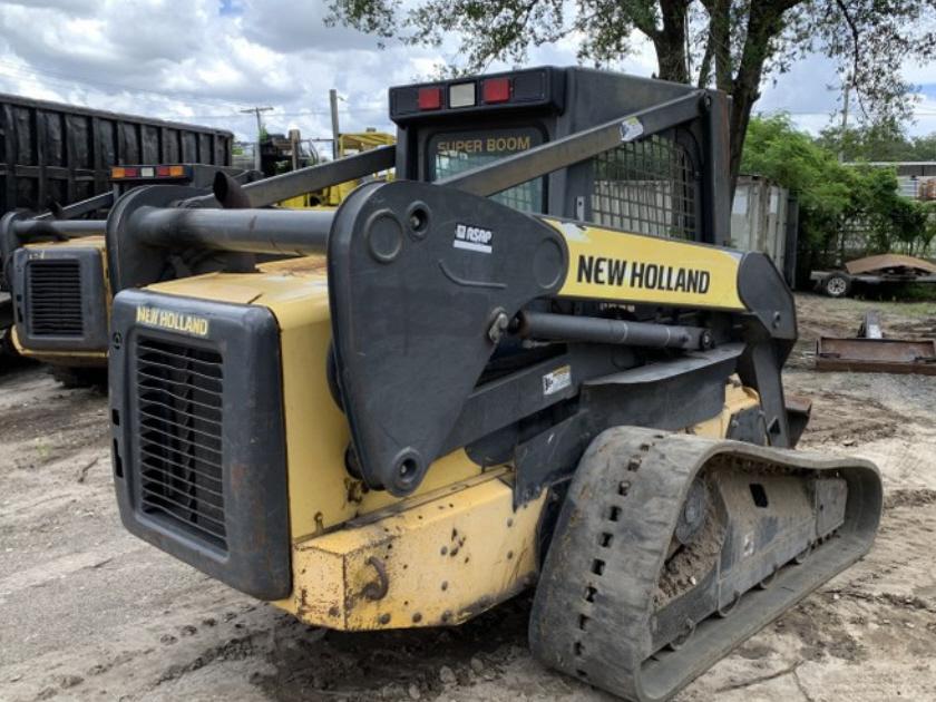 NEW HOLLAND C190 SKID STEER WITH BOOM ATTACHMENT