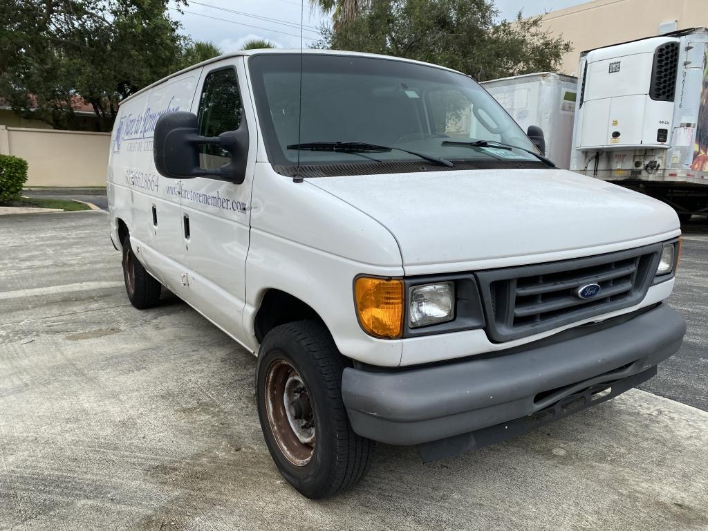 2007 FORD E-150 CARGO VAN