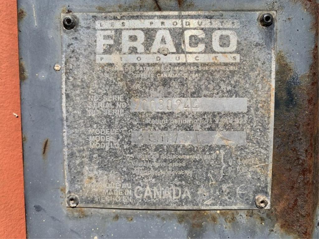 FRACO ACT8 MAST CLIMBING WORK PLATFORM