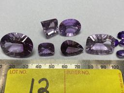 LOT CONSISTING OF LOOSE AMETHYST