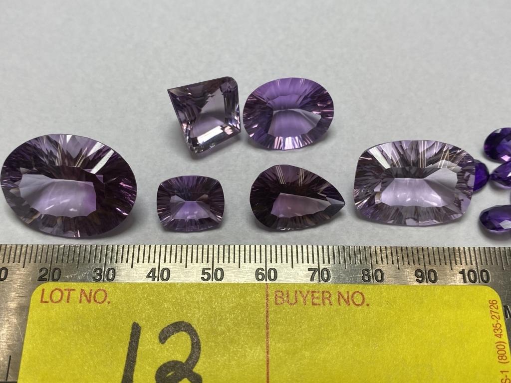 LOT CONSISTING OF LOOSE AMETHYST