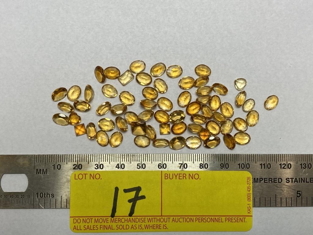 LOT CONSISTING OF LOOSE CITRINE