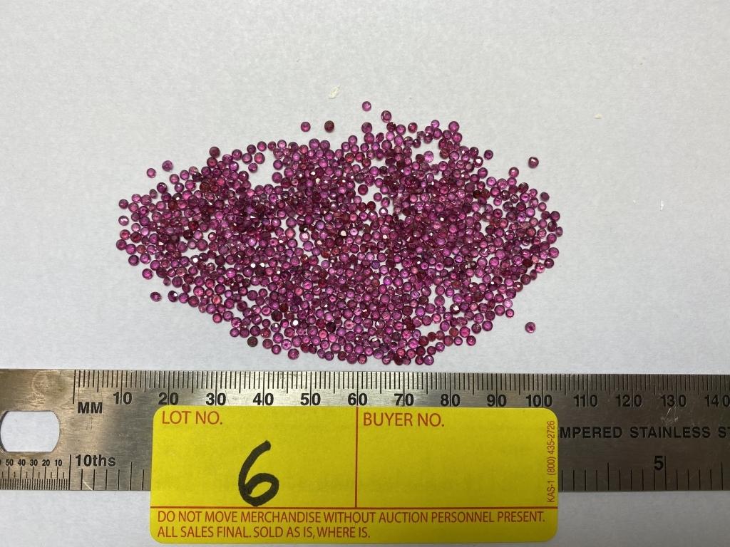 LOT CONSISTING OF LOOSE RUBIES