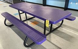 PREMIER POLYSTEEL PICNIC TABLES - 8'