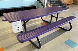 PREMIER POLYSTEEL PICNIC TABLES - 8'