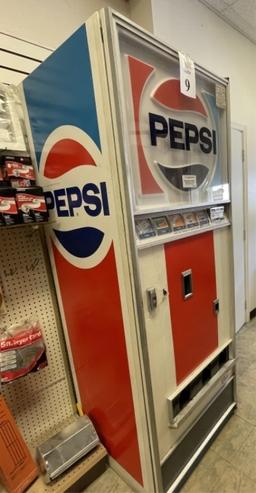 PEPSI MACHINE WITH 5 SLOTS, MODEL CVC-223