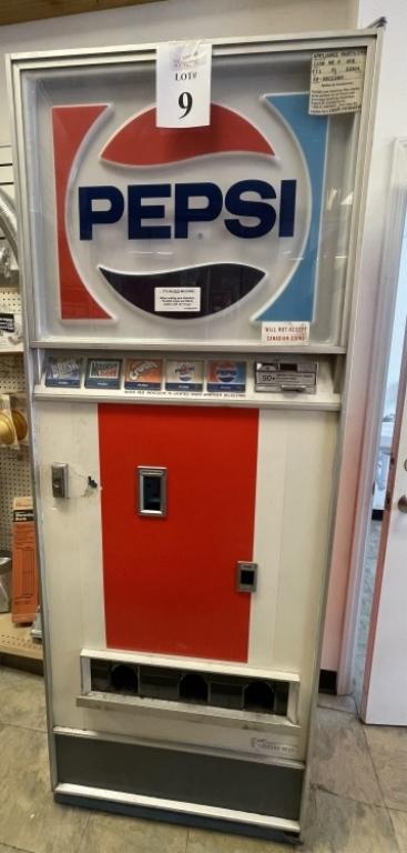 PEPSI MACHINE WITH 5 SLOTS, MODEL CVC-223