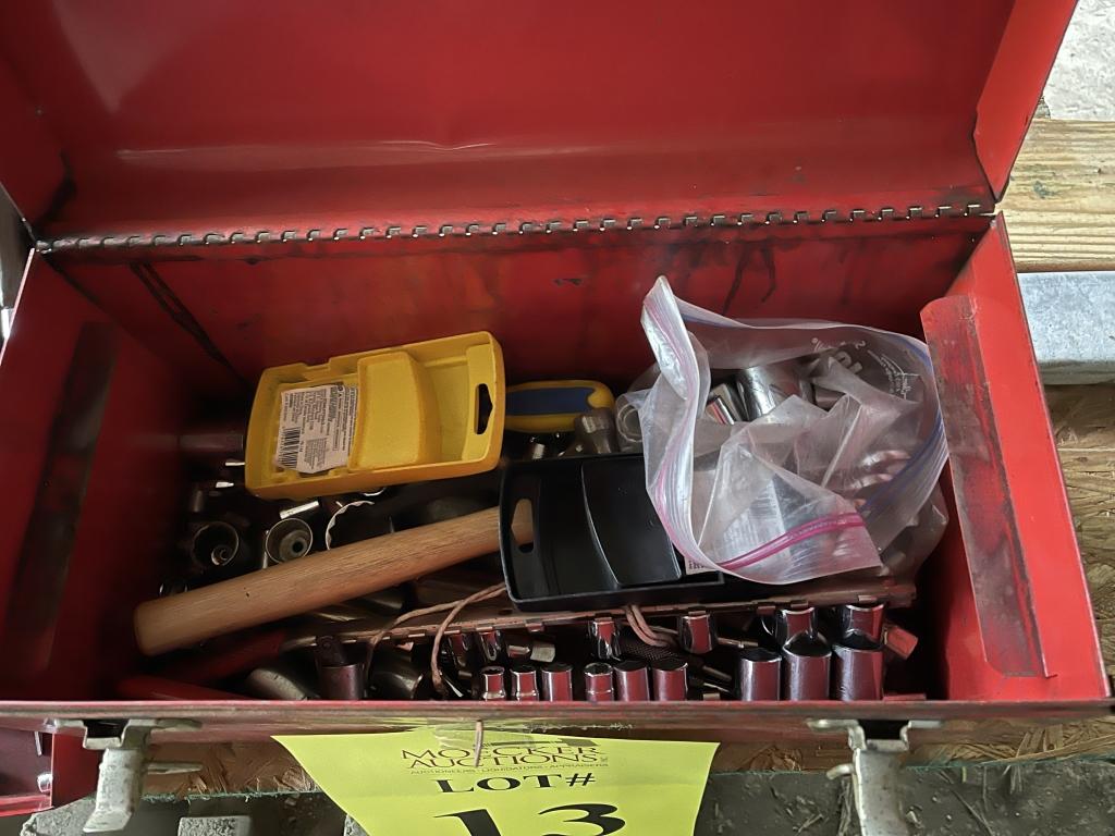 HUSKY TOOL BOX WITH TOOLS