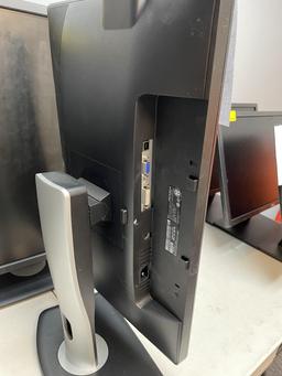 DELL 22" MONITORS WITH ADJUSTABLE HEIGHT STANDS