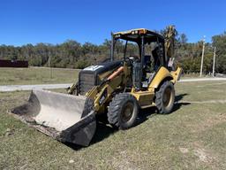 CATERPILLAR 420E BACKHOE LOADER WITH OROPS