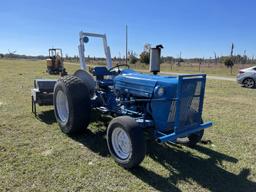 FORD 3000 GRADING TRACTOR WITH BOX/BRUSHHOG