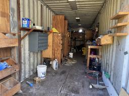 40' SHIPPING CONTAINER WITH CONTENTS