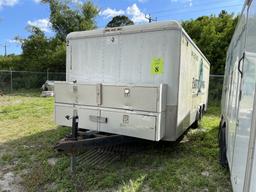 2003 KENDALL 20' TANDEM AXLE ENCLOSED UTILITY TRAILER