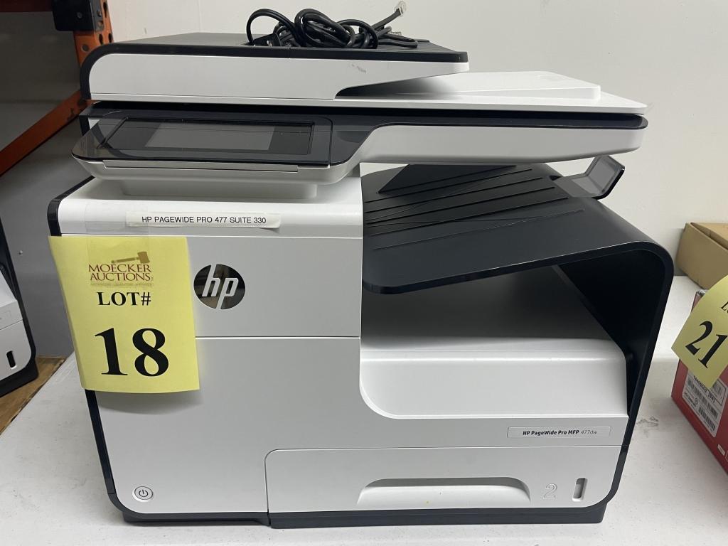 HP PAGEWIDE PRO MFP 477DW PRINTER