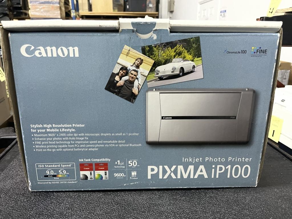 CANON PIXMA IP100 INKJET PHOTO PRINTER