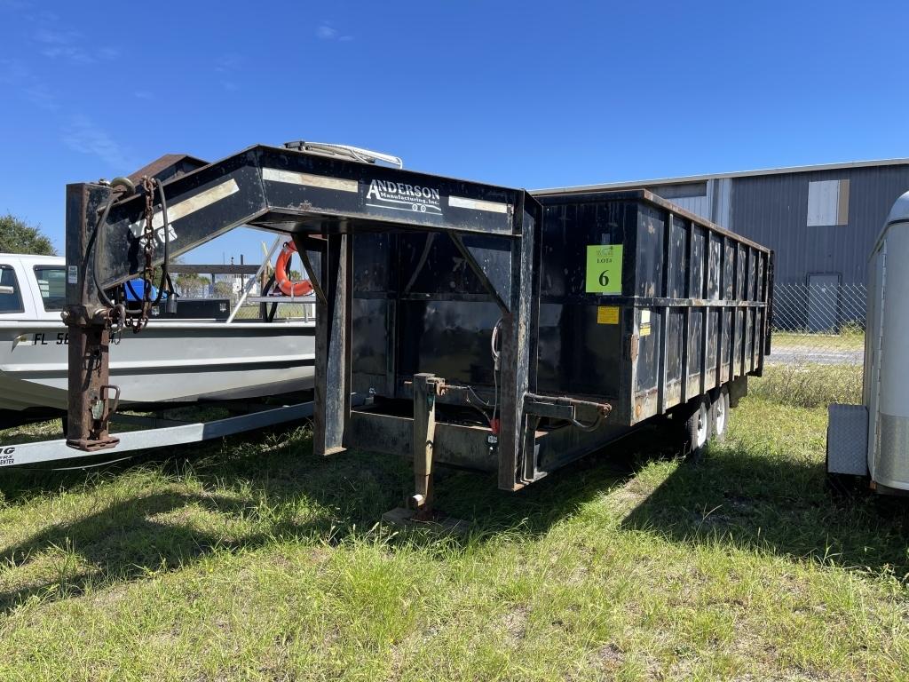 2001 ANDERSON 16’ X 7’ TANDEM 8000LB AXLE