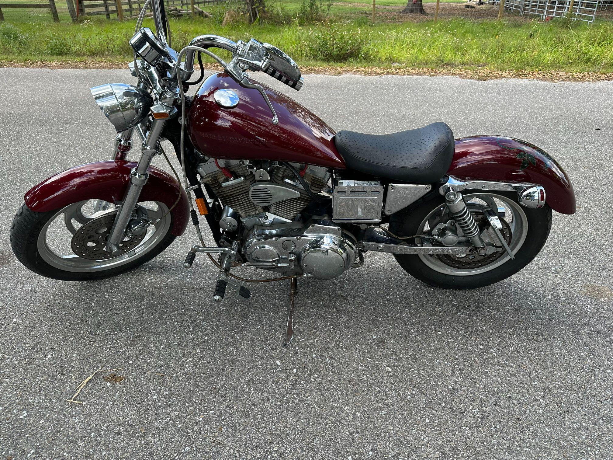 1995 HARLEY XLH SPORTSTER MOTORCYCLE