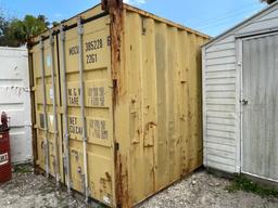 20' SHIPPING CONTAINER MANUFACTURER CIMC, YEAR 2004