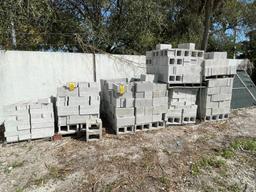 LOT CONSISTING OF CINDER BLOCKS