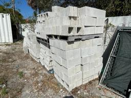 LOT CONSISTING OF CINDER BLOCKS