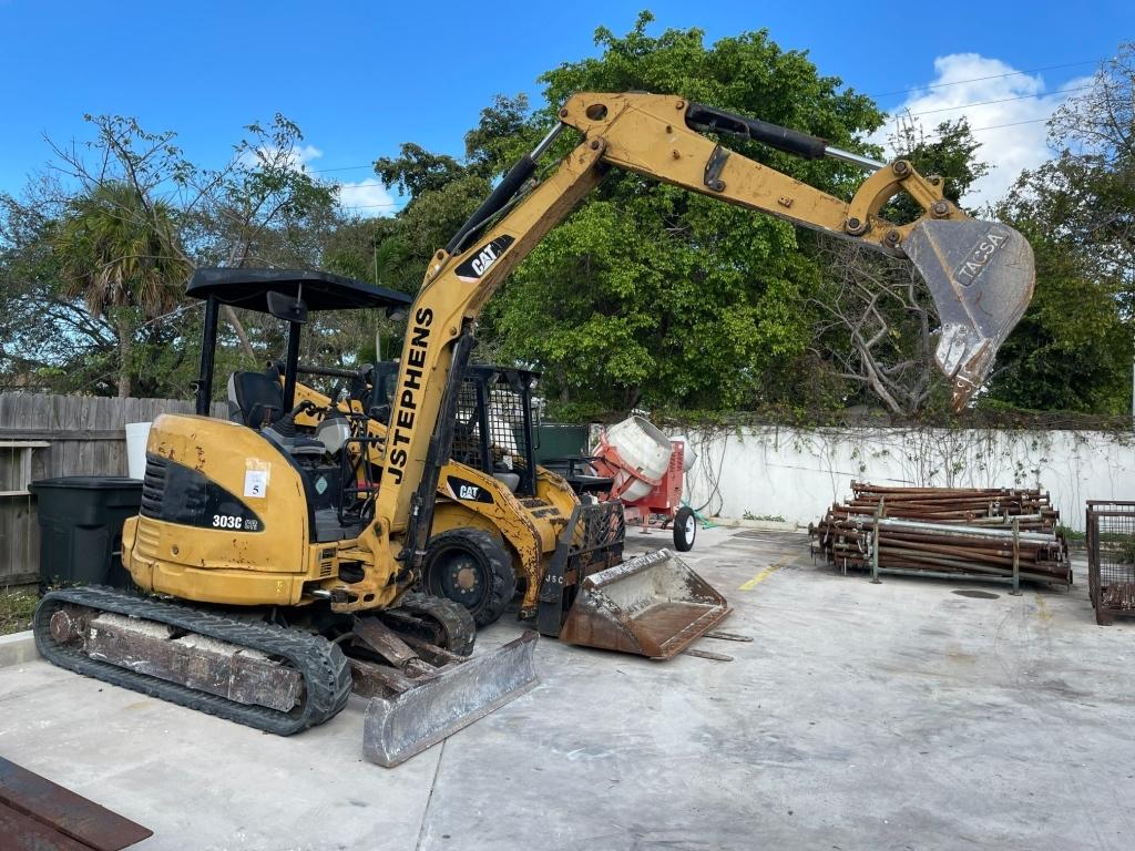 2008 CATERPILLAR MODEL 303C CR EXCAVATOR