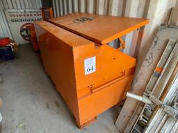 LARGE ORANGE JOB BOX