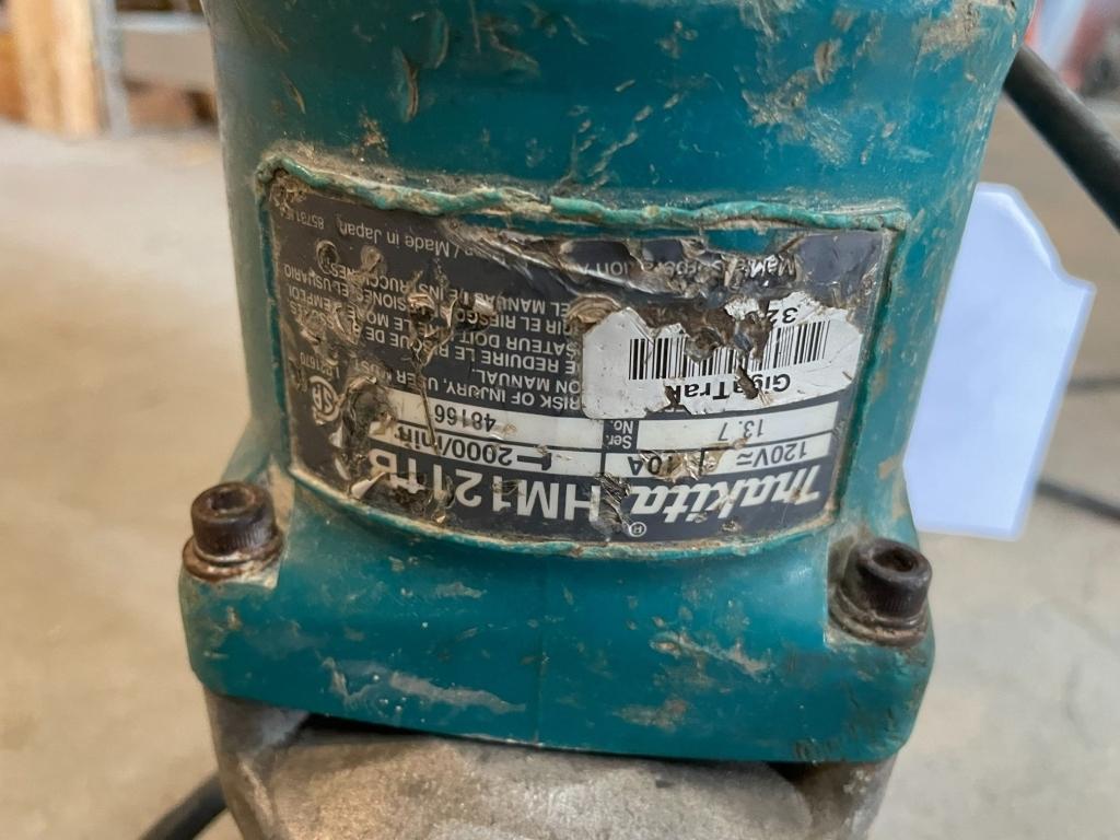 MAKITA JACK HAMMER MODEL HM1211B