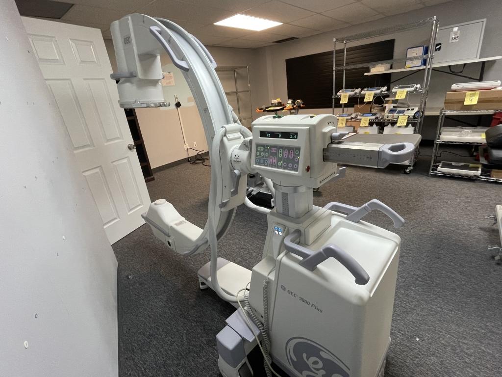 GE OEC SERIES 9800 PLUS C-SCAN X-RAY MACHINE, REFURBISHED 7/2020