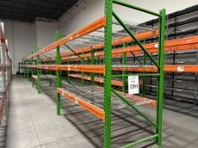 SECTIONS OF PALLET RACKING (HEAVY DUTY) (YOUR BID X QTY = TOTAL $)