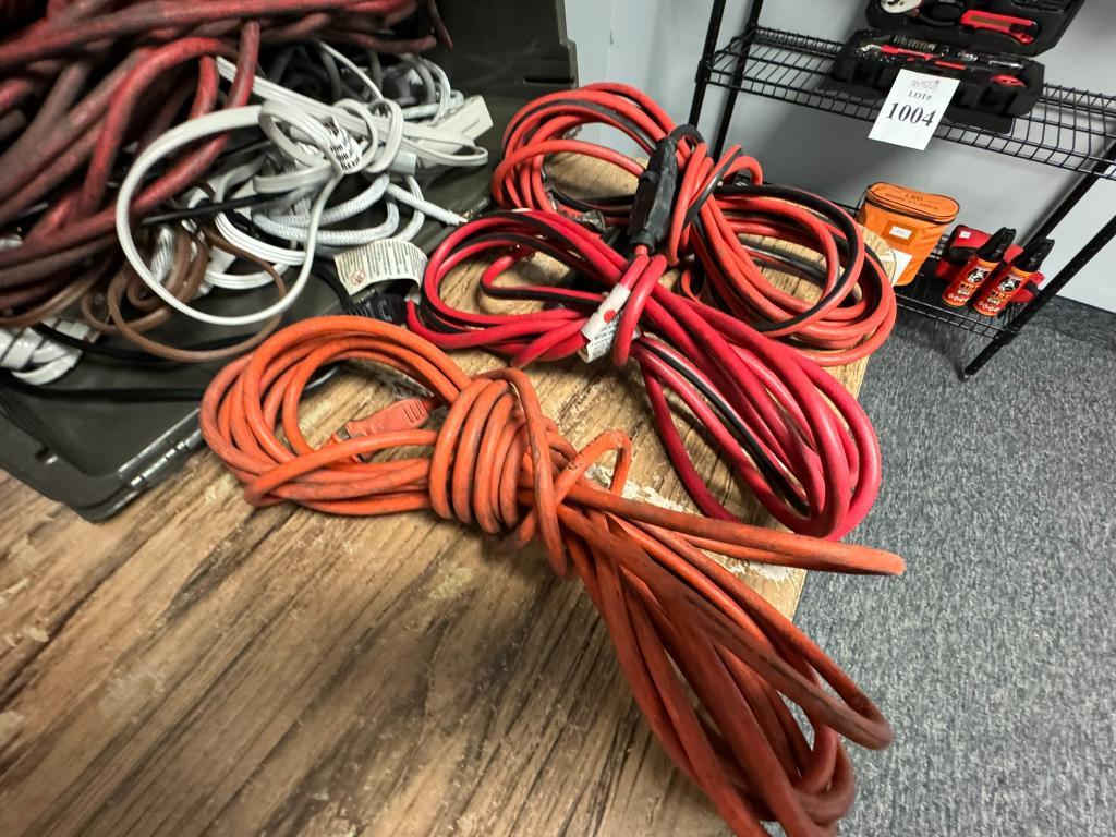 LOT CONSISTING OF ASSORTED SIZE EXTENSION CORDS