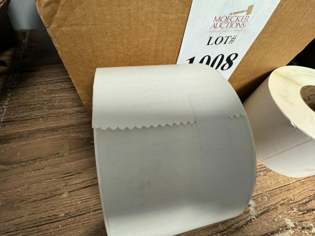 THERMAL TRANSFER SHIPPING LABEL ROLLS (YOUR BID X QTY = TOTAL $)