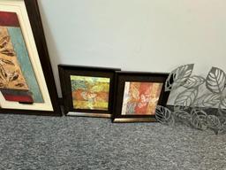 LOT CONSISTING OF PAINTINGS ON CANVAS