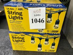 FEIT ELECTRIC 48' STRING LIGHTS (YOUR BID X QTY = TOTAL $)