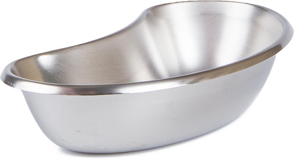 STAINLESS STEEL KIDNEY SHAPED EMESIS BASINS (NEW) (YOUR BID X QTY = TOTAL $)