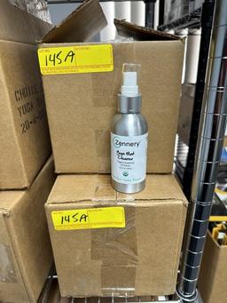 CASES OF YOGA MAT CLEANERS 4 OZ SPRAY BOTTLES (NEW) (YOUR BID X QTY = TOTAL $)