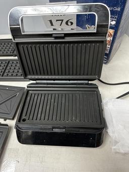 DELONGH ALL-DAY 3-IN-1 COMPACT ELECTRIC GRILL