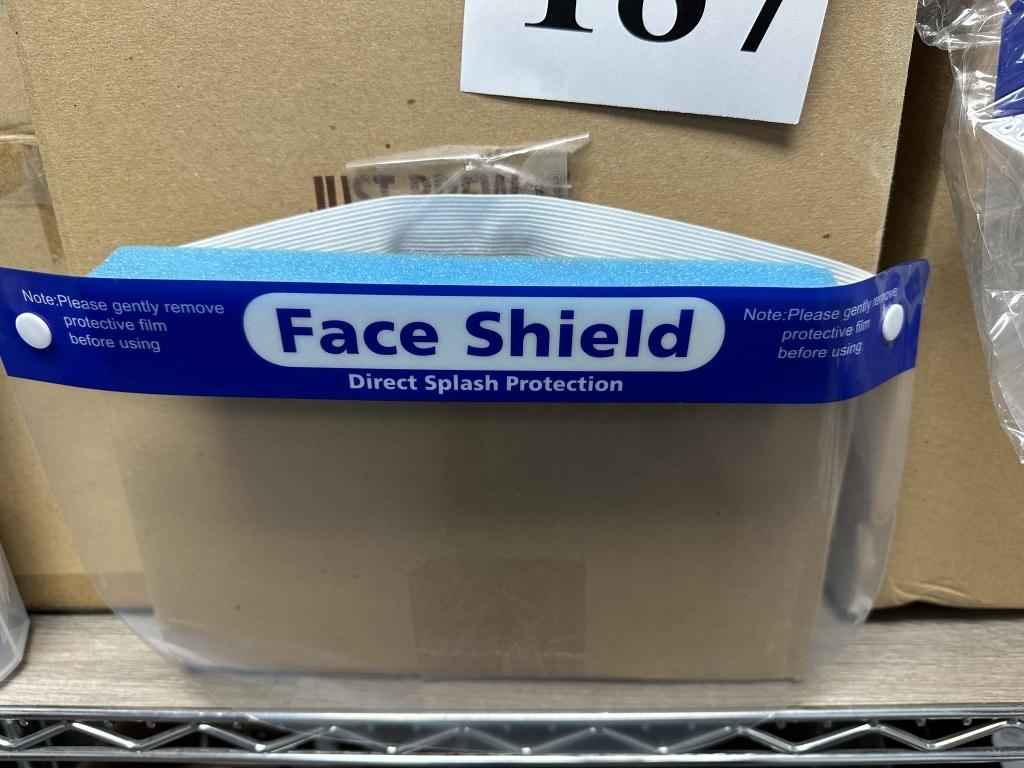 CASES OF FACE SHIELD DIRECT SPLASH PROTECTION (NEW) (YOUR BID X QTY = TOTAL $)